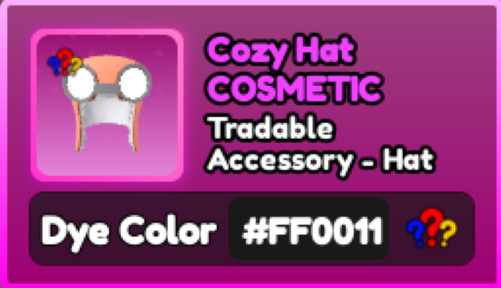 World Zero WZ - COSMETICS - #FF0011 (FOOL) - HAT
