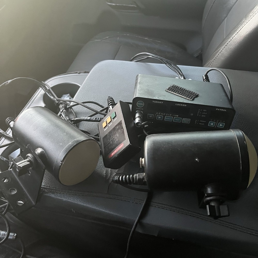 Genesis 1 Radar Detector System Remote Control K Ka Band Audio Visual Alerts