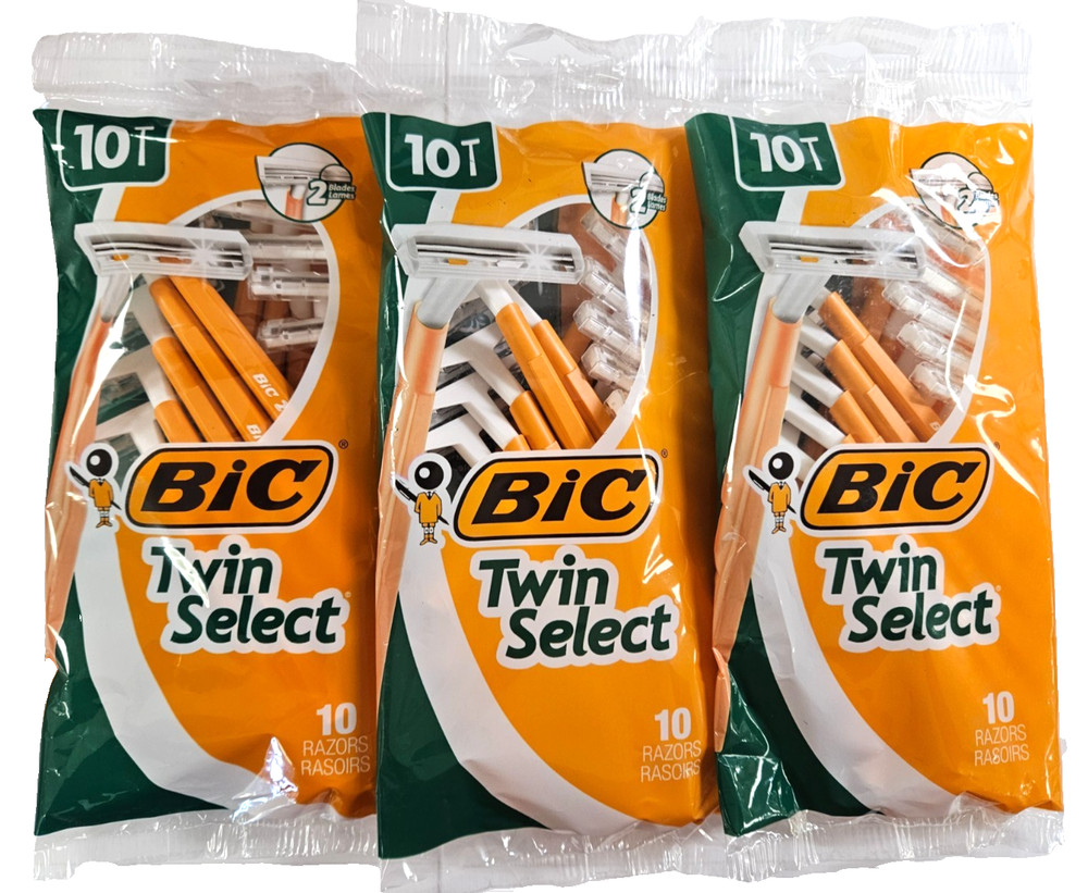 BIC TWIN SELECT Razors Men's 10 Count  ( 3 pack )