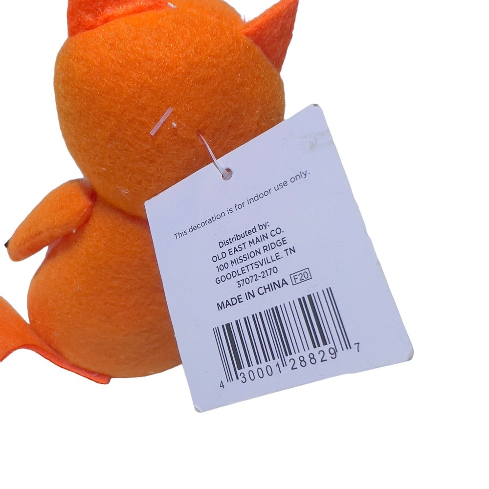 Harvest Table Decor 6” Standing Fox Fall Time Plush Fall Decoration NWT