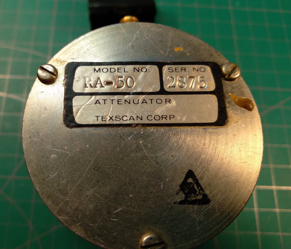 Texscan Variable Attenuator, DC - 2.00 GHz, 0-10 dB, RA-50.
