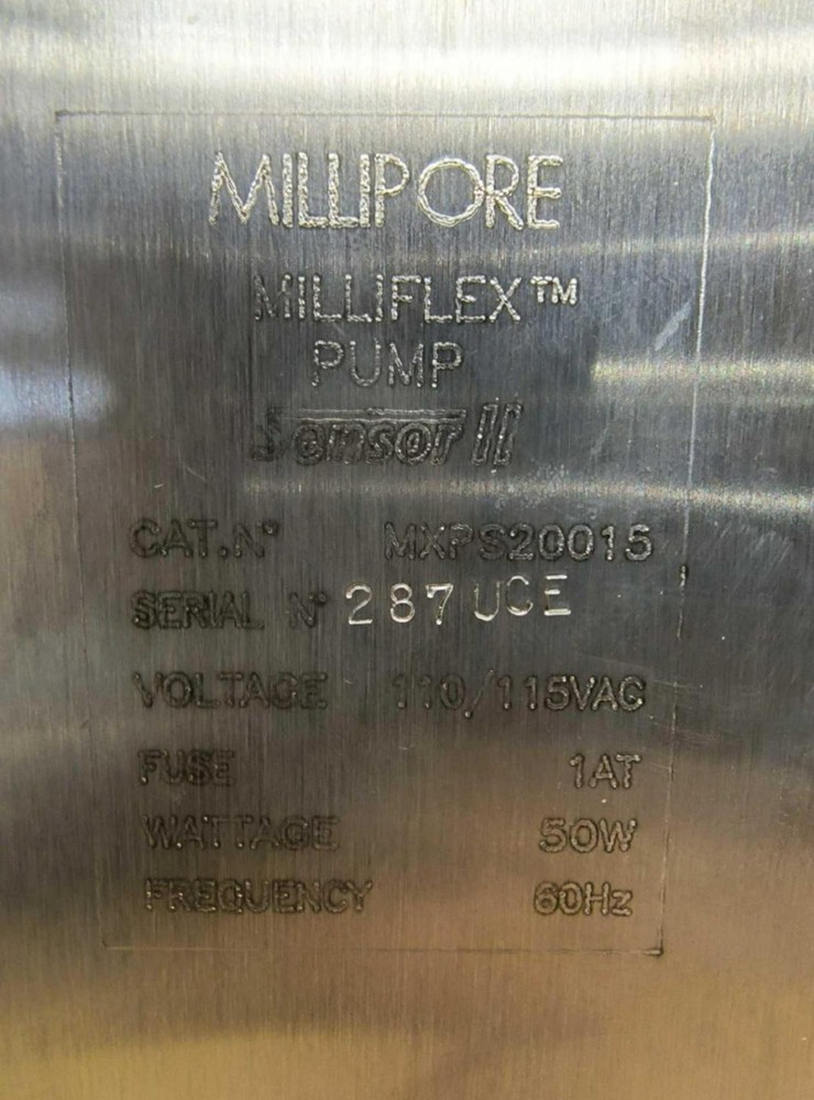 Millipore Milliflex Sensor II Precision Sensor Dual Head Vacuum Pump MXPS20015