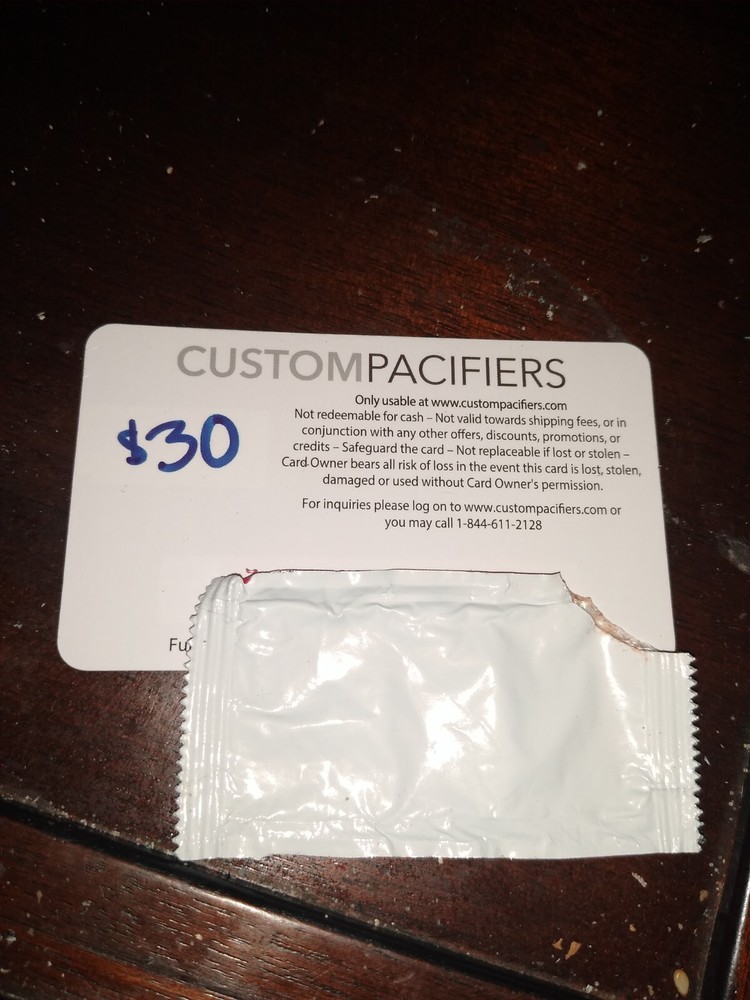 $30 Custom Pacifiers Gift Card