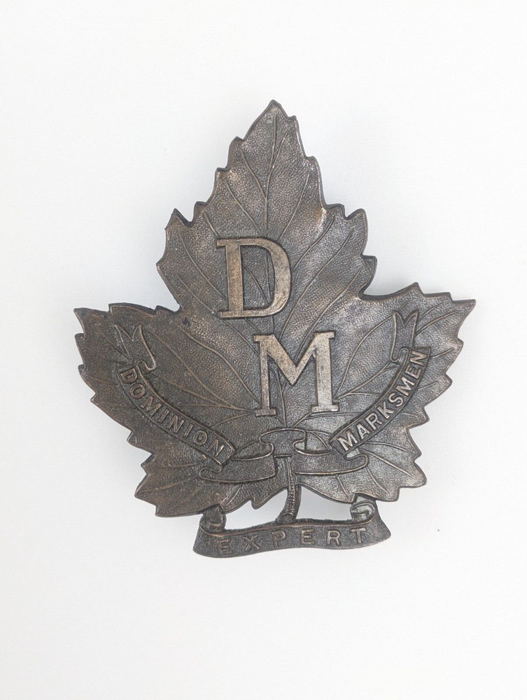 Canada Dominion Marksmen Expert Award Plaque