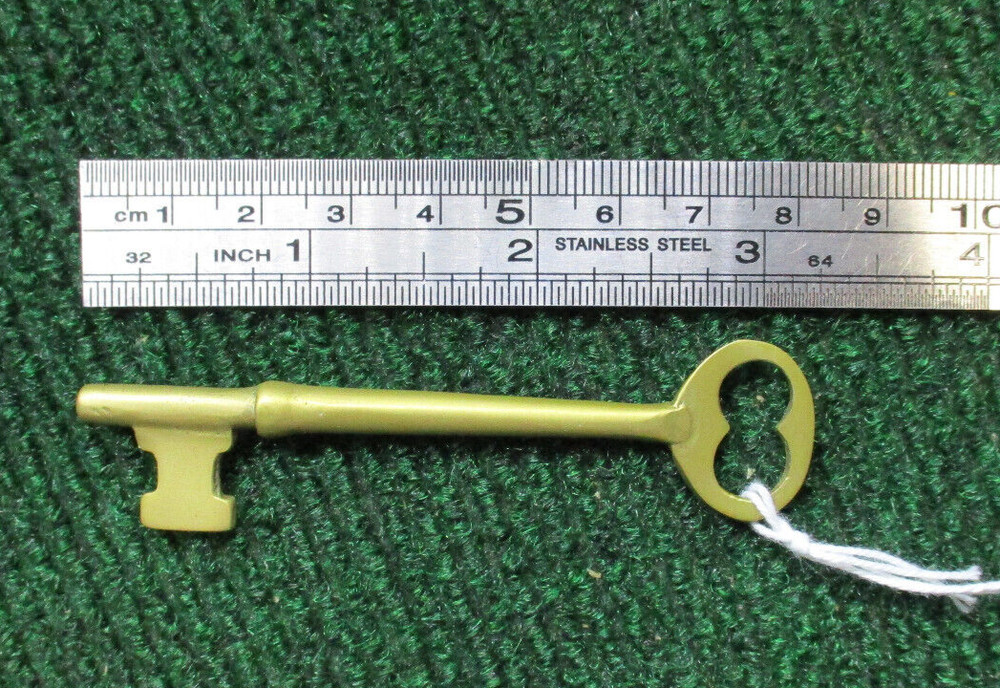 3 1/4" BRASS BIT KEY BLANK - PERFECT for OLD LOCKS (33221)
