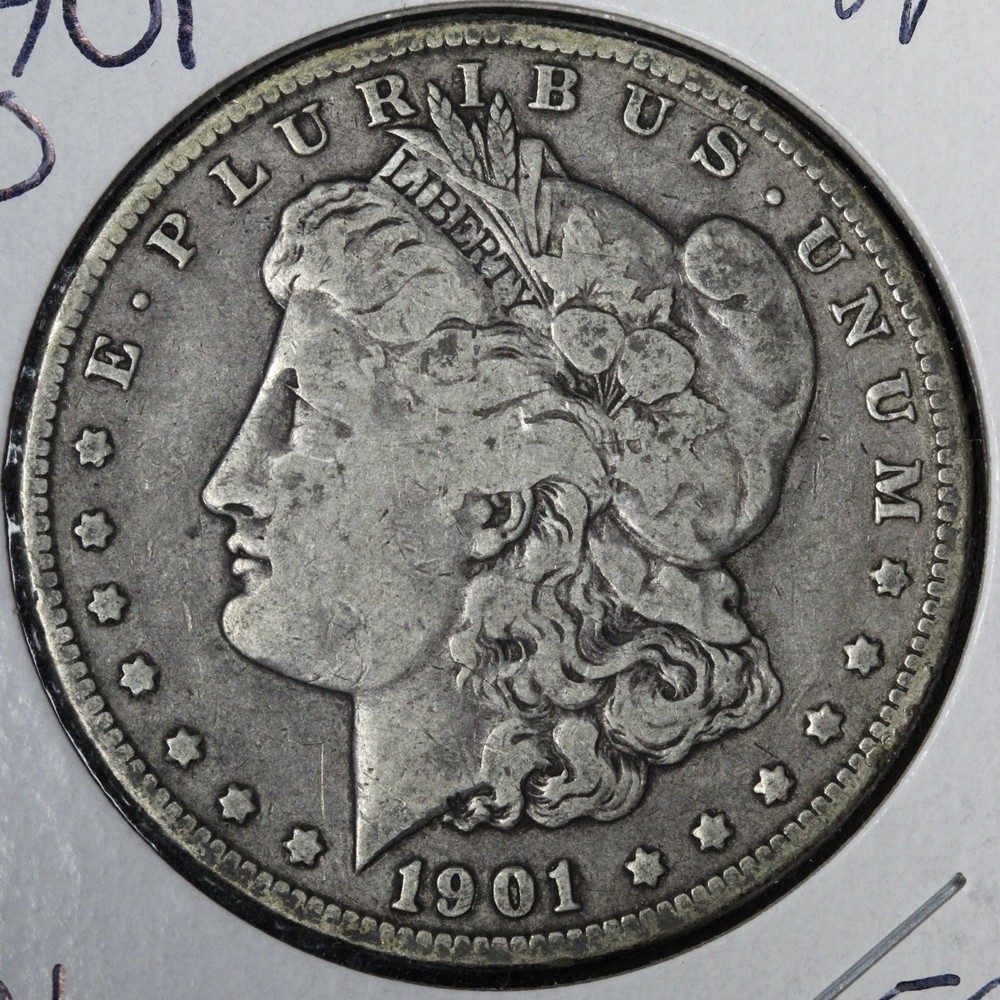1901-O Morgan Silver Dollar VF E231 JY