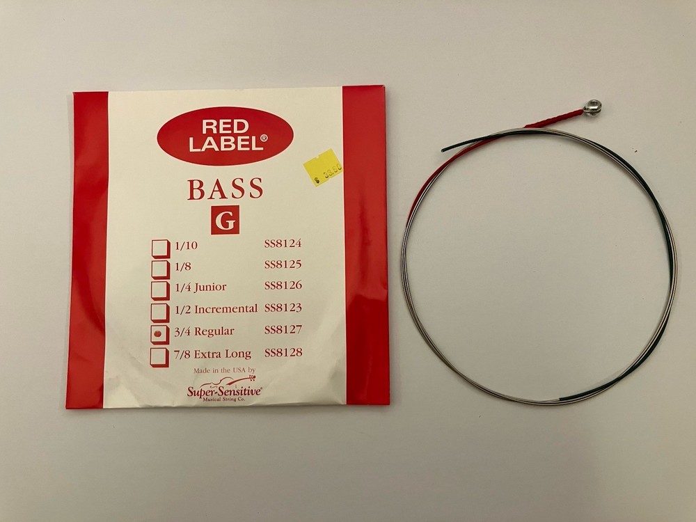 Red Label Upright Bass String Set 3/4