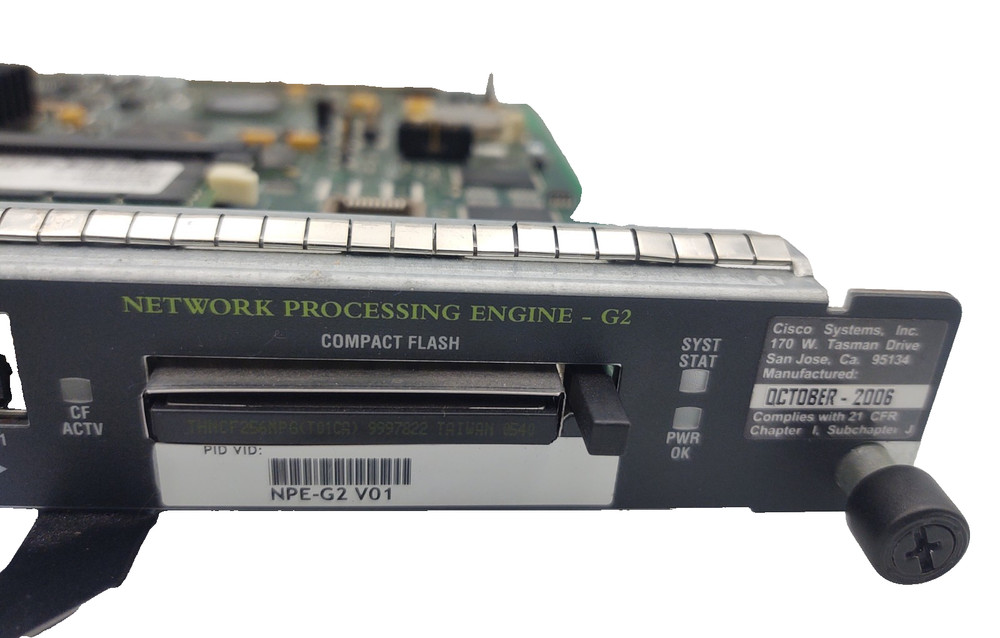 Cisco NPE-G2 Network Processing Engine 1GB DRAM for 7200VXR Router