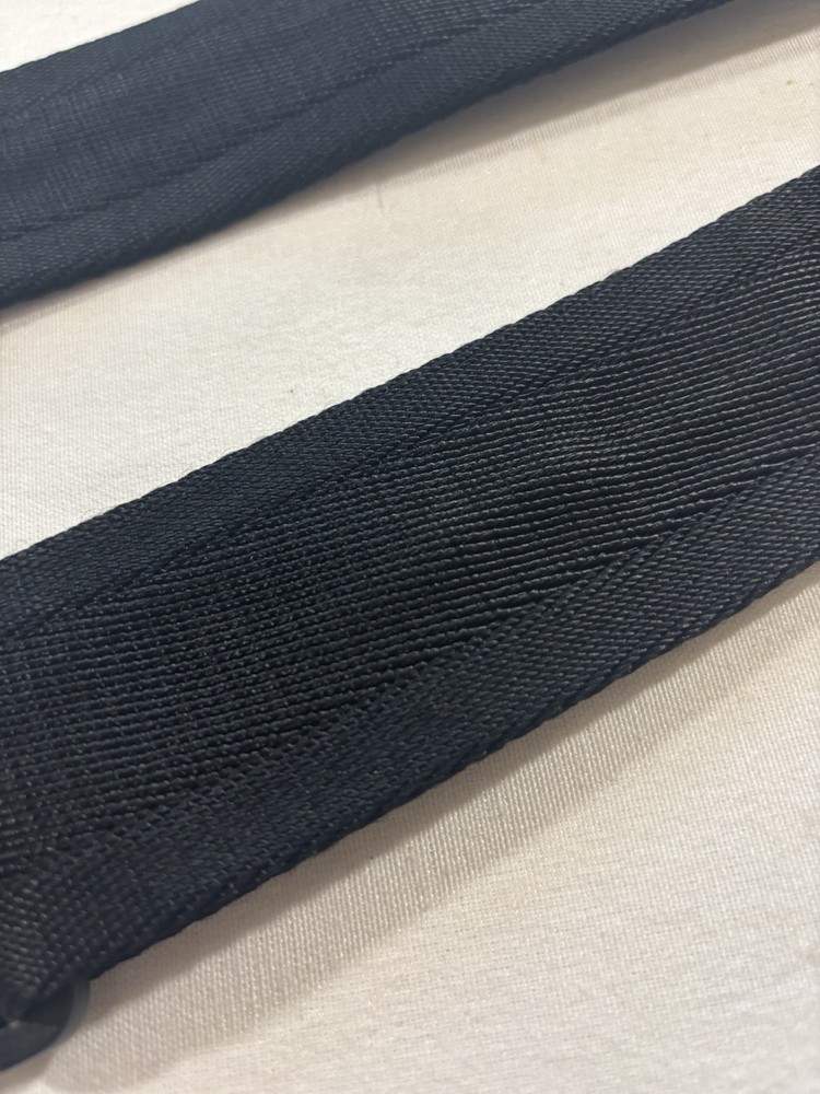 Road Runner Woven Nylon Guitar Strap 2" Fully Adjustable Black