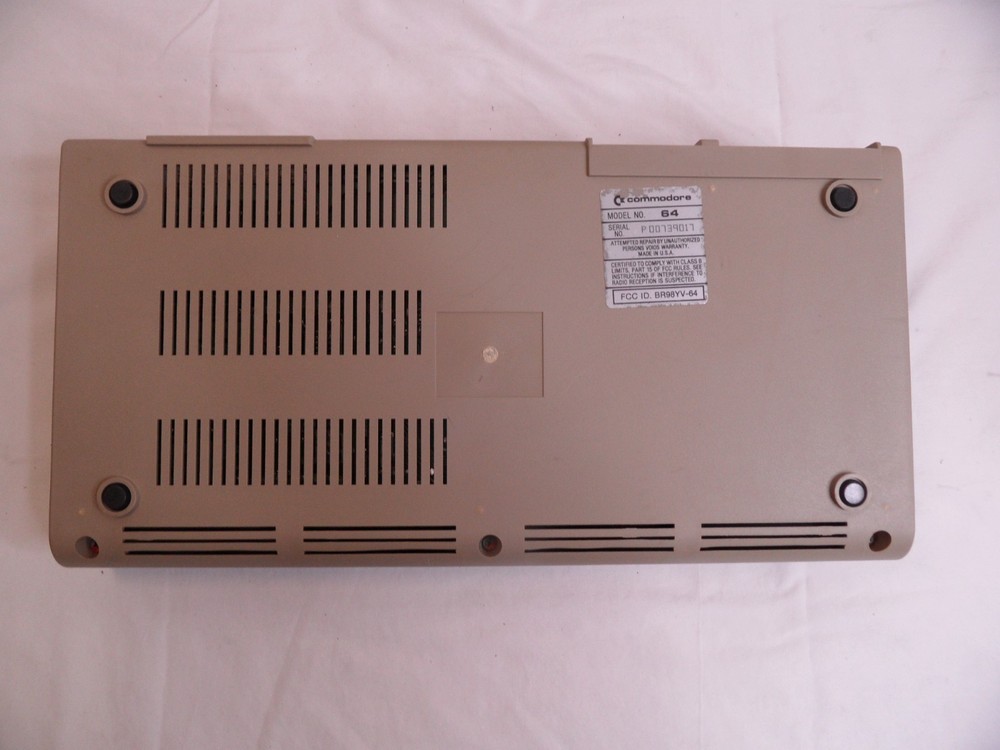 Commodore C64 Computer Heat Sinks Power Supply Video cable- TESTED