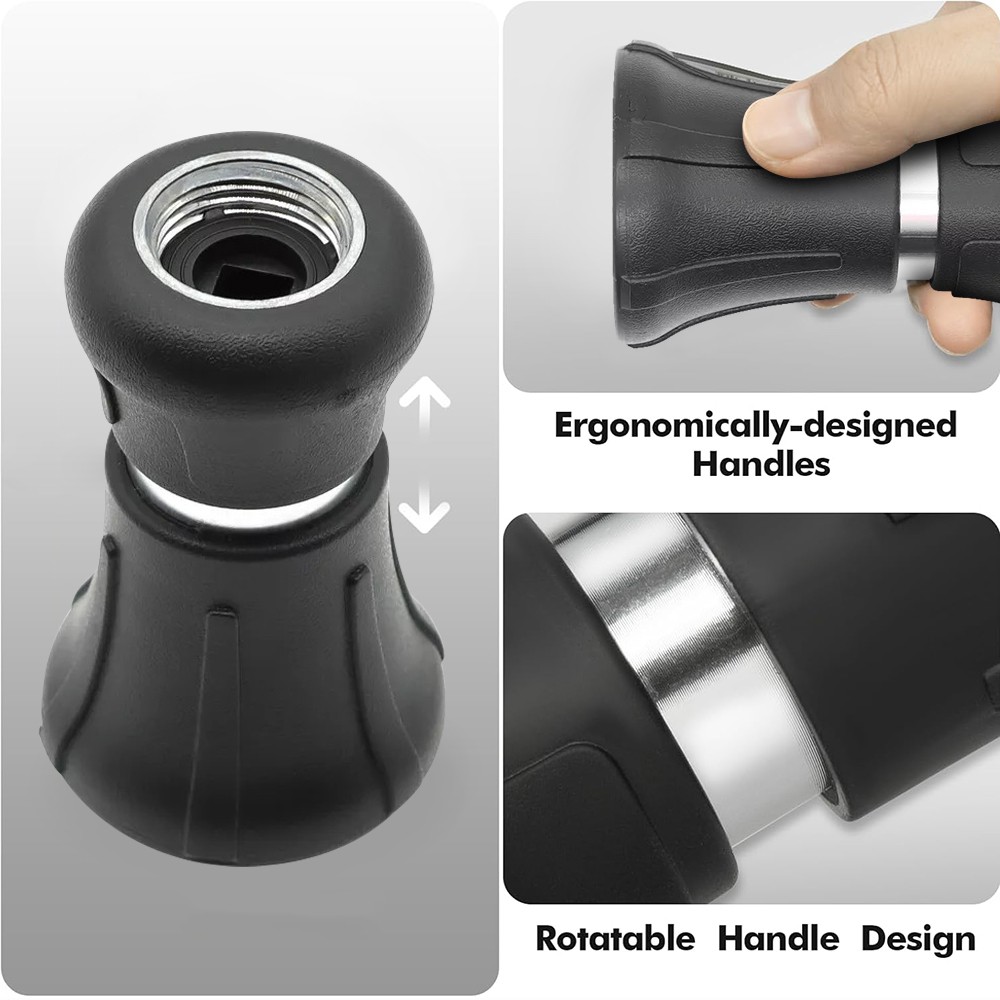 Fireman Style Garden Water Hose Nozzle Heavy Duty Spray Adjustable Nozzle US