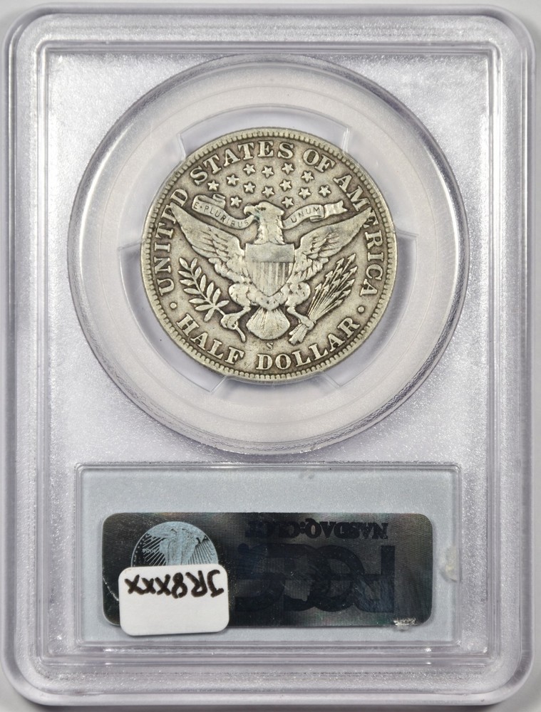1910-S BARBER HALF DOLLAR ~ PCGS VF30