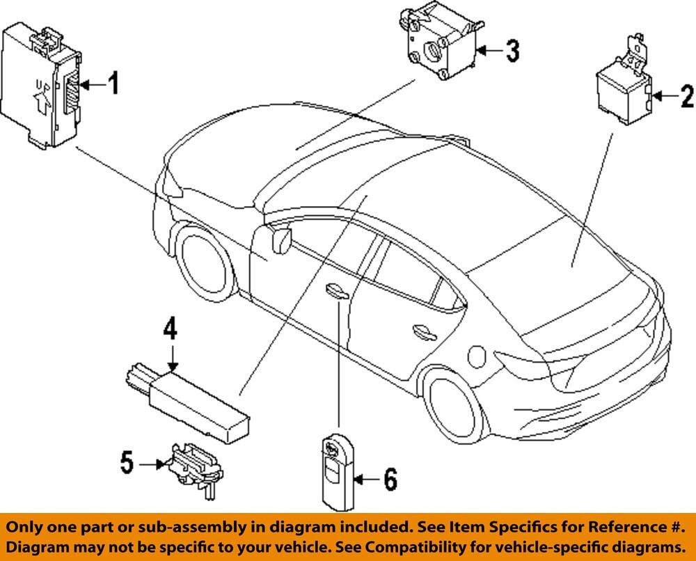 MAZDA OEM 19-25 3 Electrical Keyless Entry Components-Warning Buzzer BCKA676B1