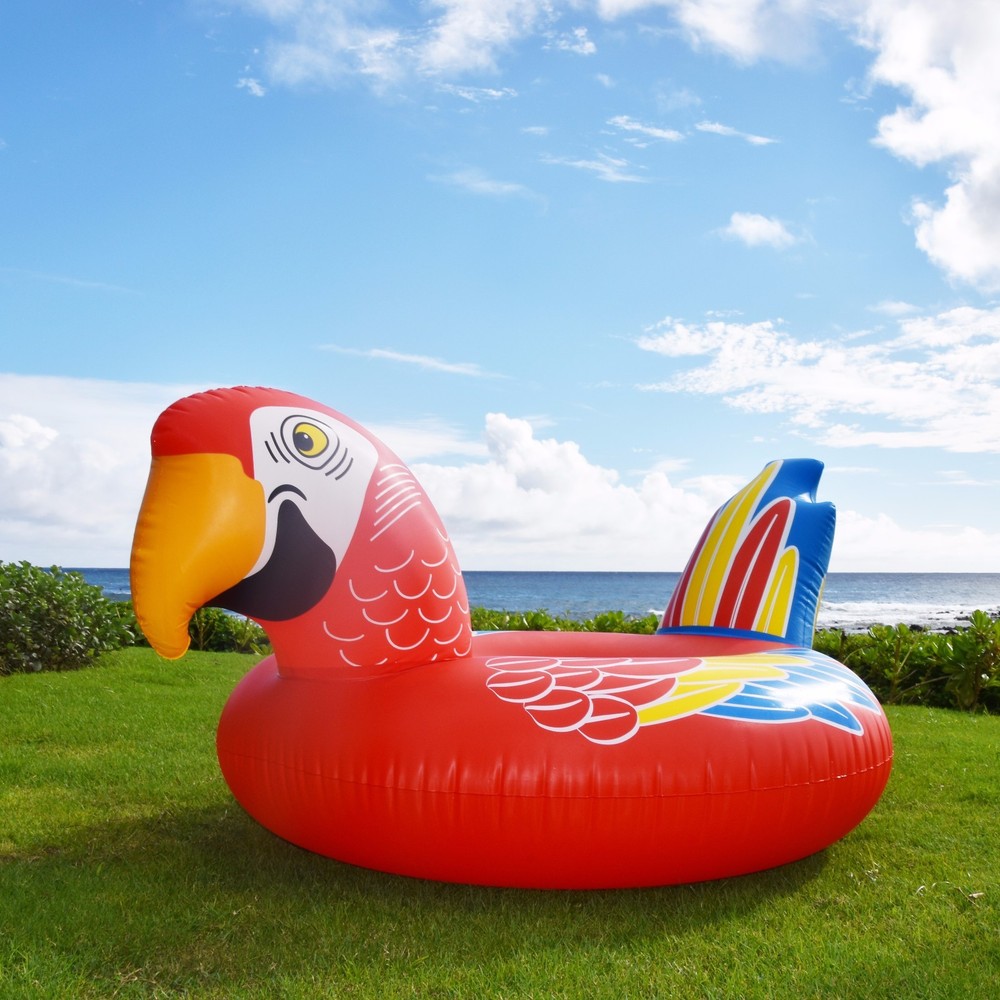 GoFloats Parrot Party Tube Inflatable Pool Float! Float in Style!