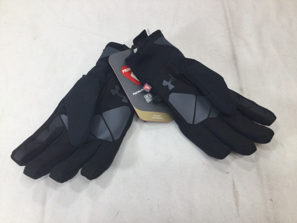 Under Armour Cold Gear Infrared Primaloft Gloves BLACK Size Medium Scent Control