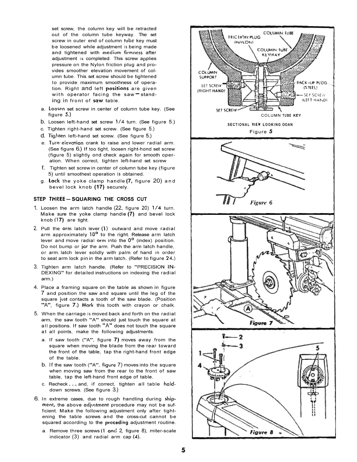 Sears Craftsman 113.29501 12 Inch Radial Arm Saw Op & Parts Manual #1500