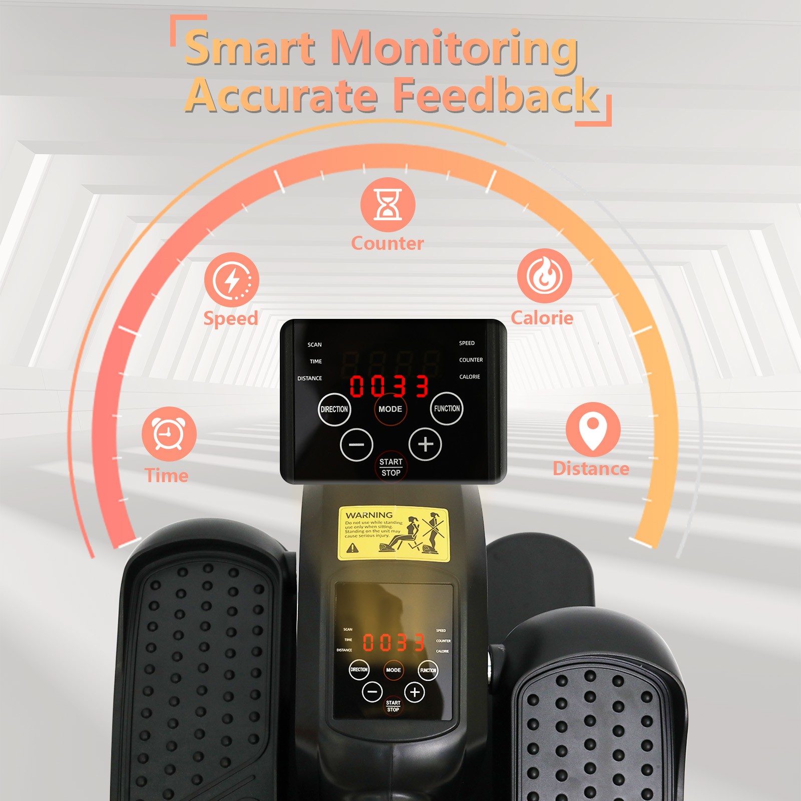 Ellipse Leg Exerciser Seated Eclipse Under Desk Elliptical Machine as Seen on TV