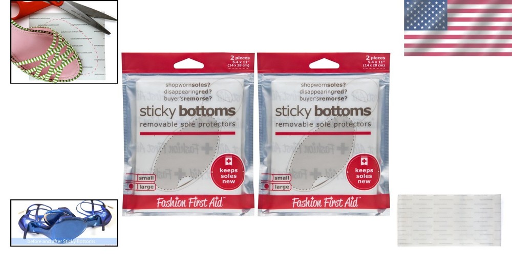 Protective Shoe Sole Stickers, 2 Pieces