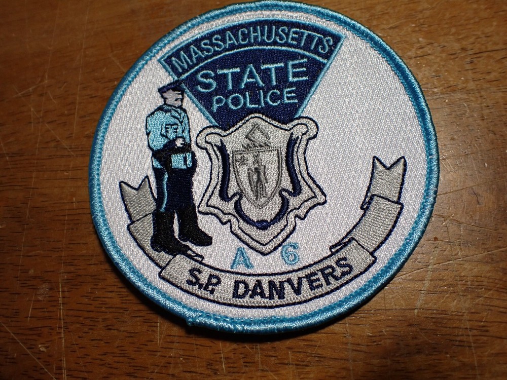MASSACHUSETTS STATE POLICE SP  DANVERS TROOP A  A-6  BARRACKS PATCH