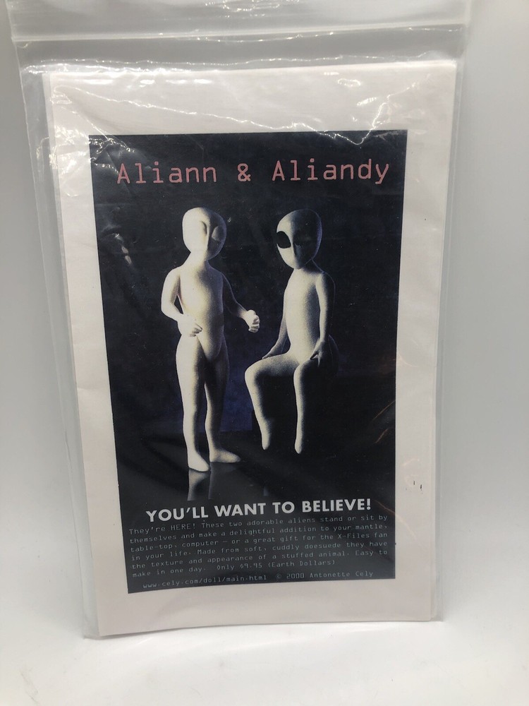Alien Doll sewing pattern Aliann Aliandy Antonette Cely 2000 uncut new