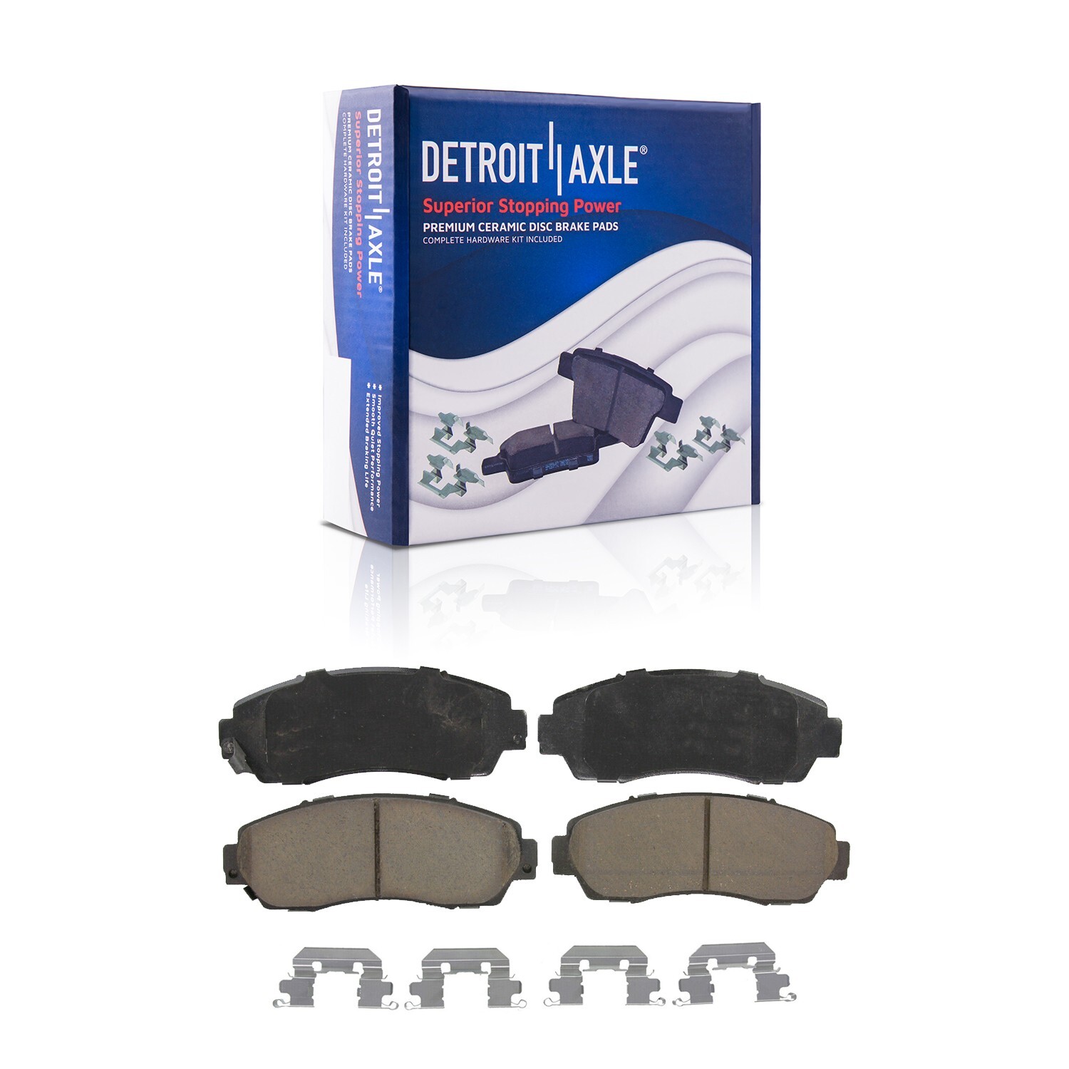 8pc Front & Rear Rotors and Ceramic Brake Pads for 2015 2016 2017 Honda Odyssey