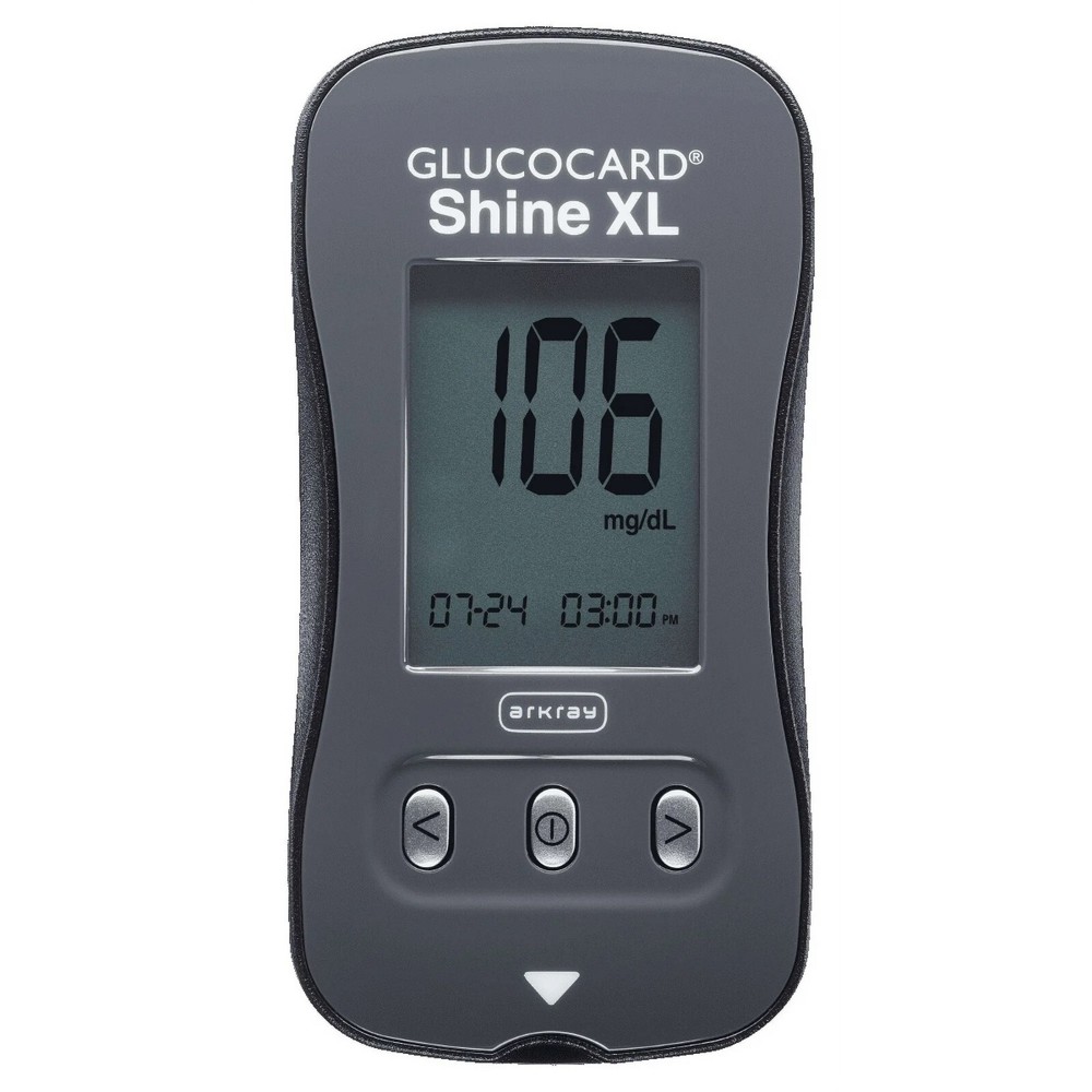 ARKRAY Glucocard® Shine Blood Glucose Meter - Black