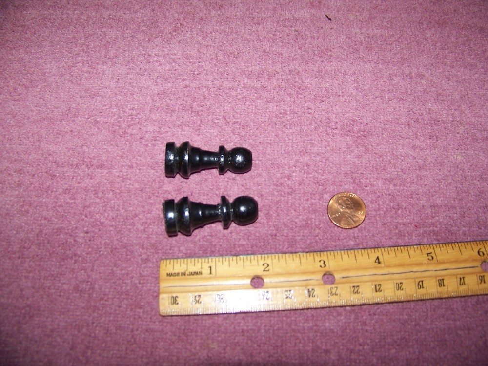 Pawn Chess Pieces (2) Wood / Black