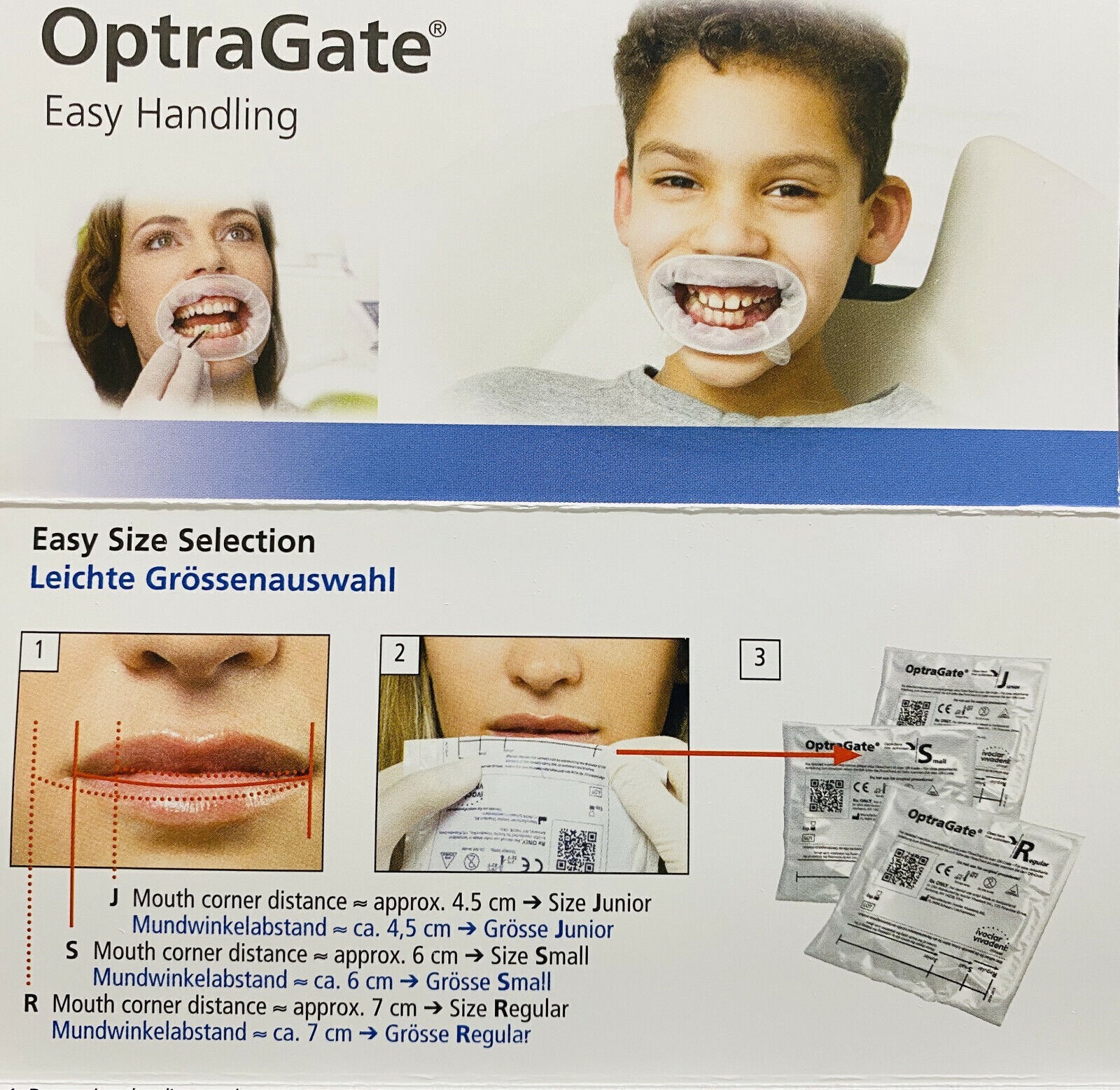 Ivoclar Optragate Dental O Shape 3D Mouth Opener Lip Cheek Retractor Latex Adult