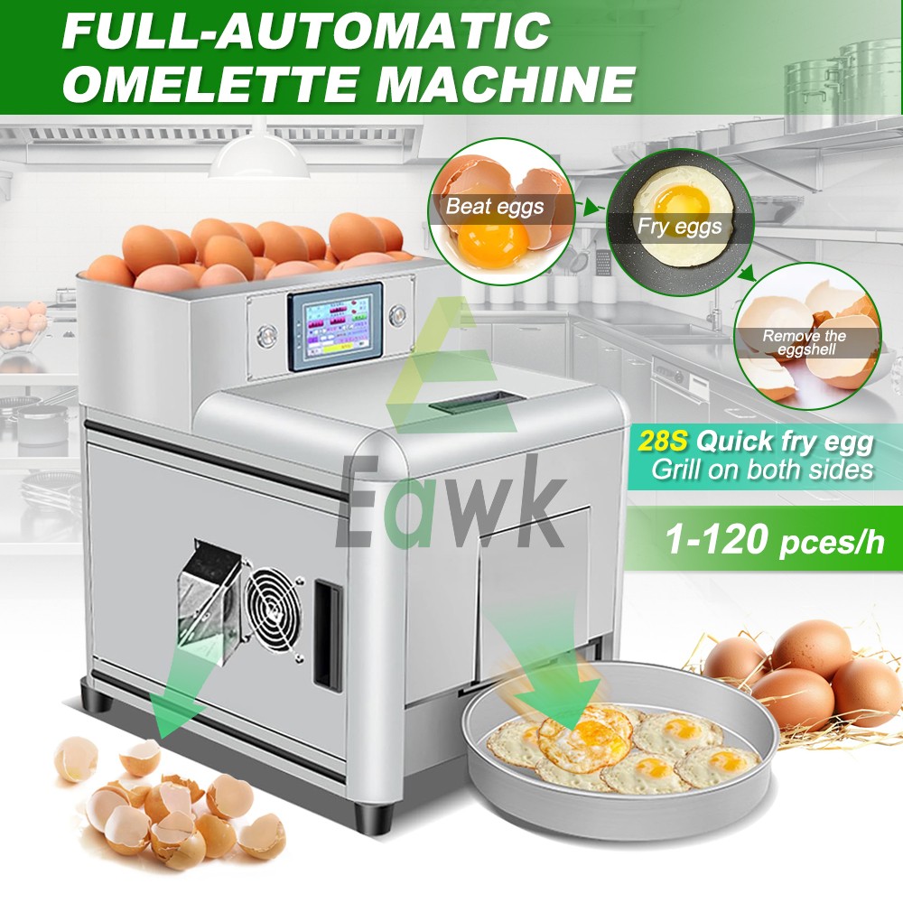 Automatic Fried Egg Maker Commercial Soft Boiled Egg Non-Stick Frying Machine