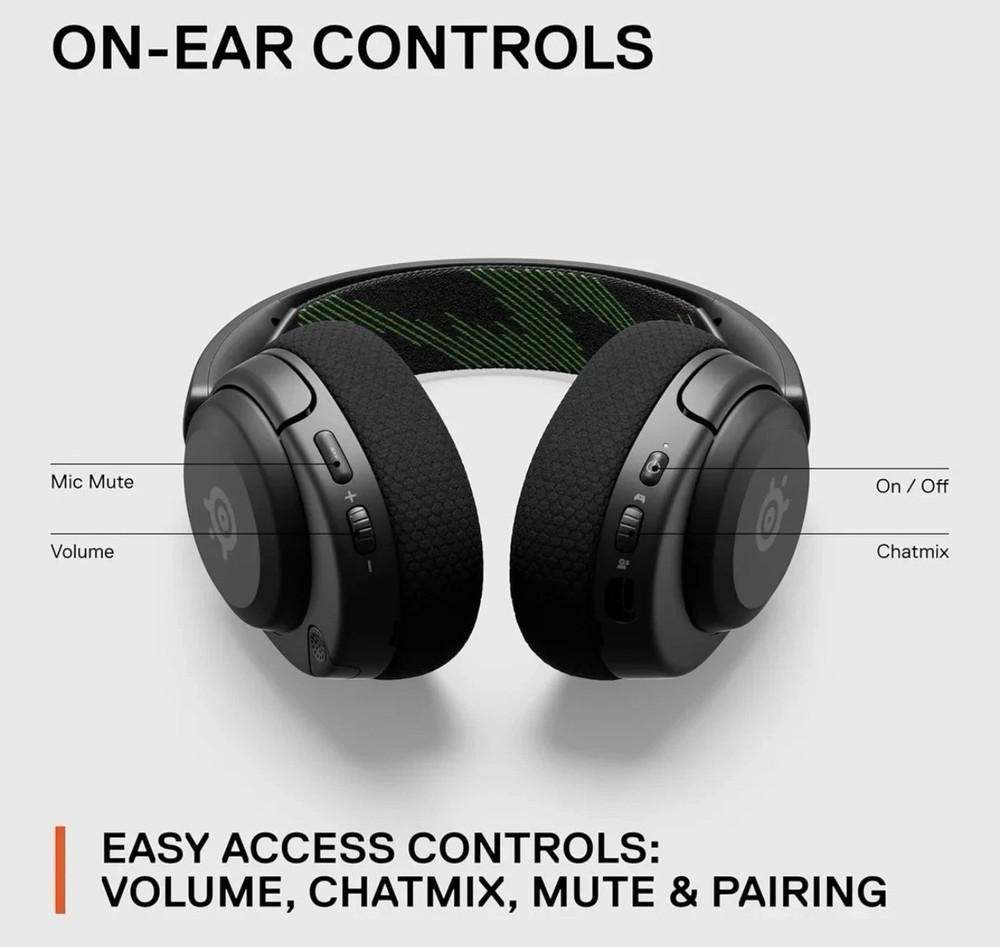 STEELSERIES Arctis Nova 5X Wireless Xbox Gaming Headset - PC,PS5,Switch - Black