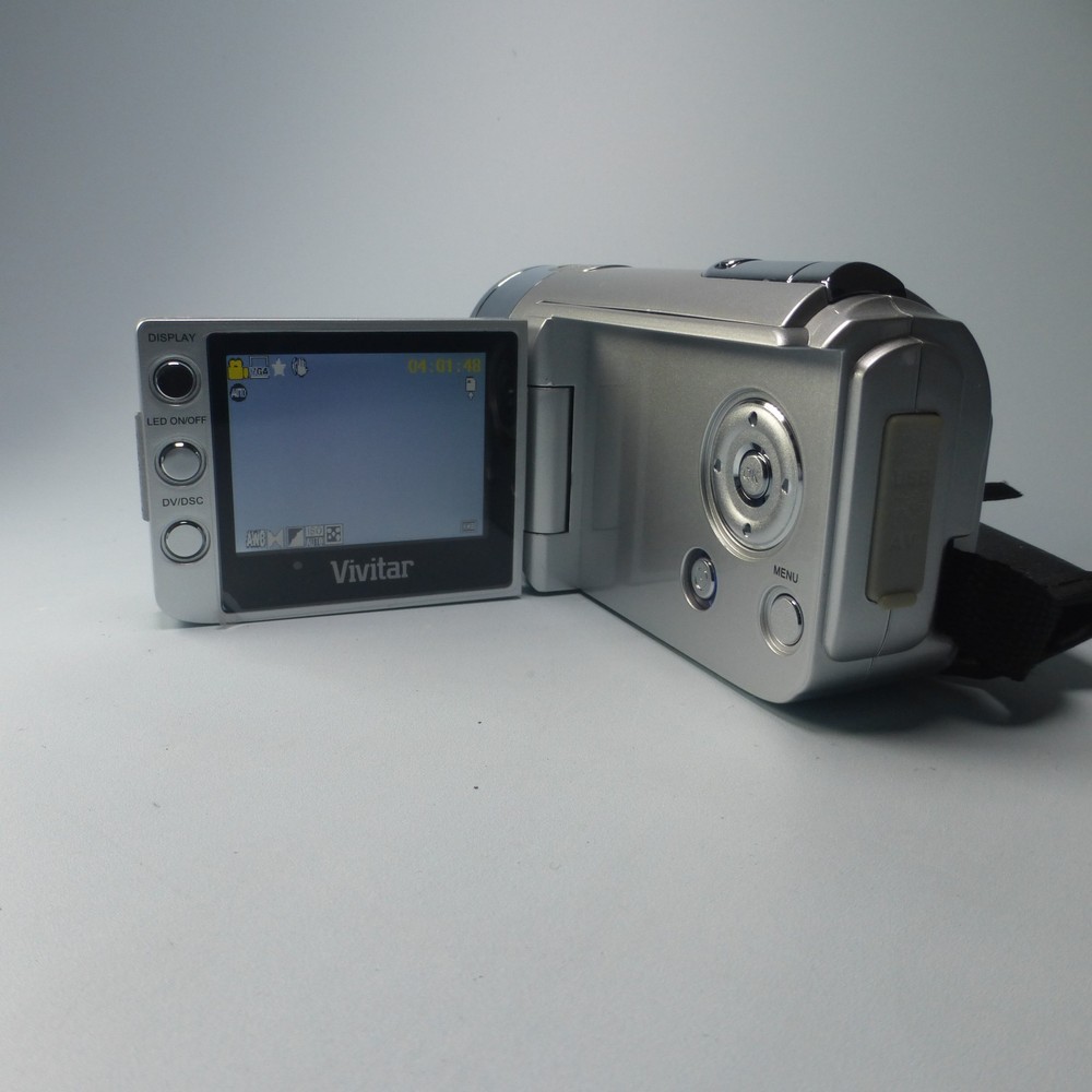 Vivitar DVR-528 5.0MP Compact Digital Video Recorder Silver Tested