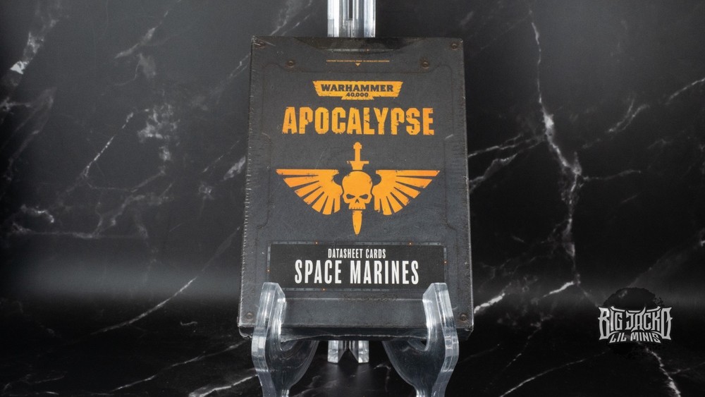 Space Marines Apocalypse Data Cards Sealed OOP Warhammer 40K