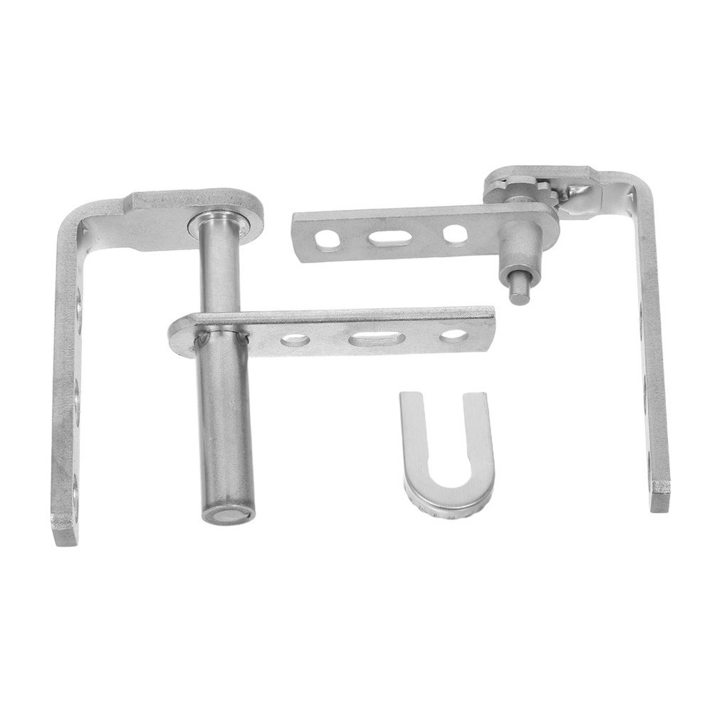2 Pcs Self Closing Door Hinges Swinging Louvre Gravity Replacement