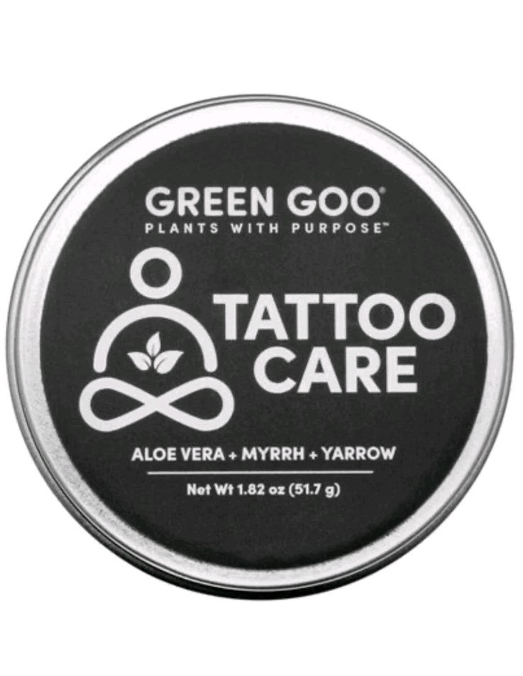 Green Goo Tattoo After Care Moisturizer Vera Myrrh Yarrow Organic Balm No Box