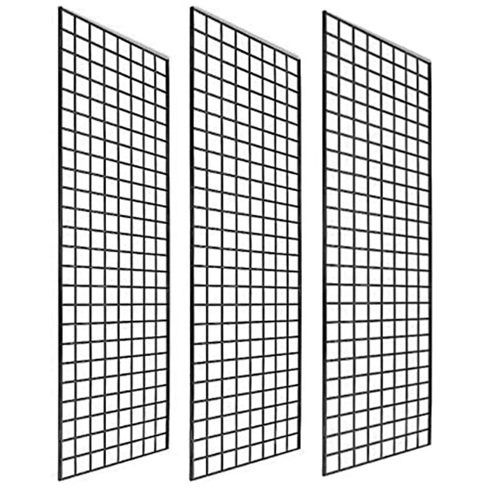 #1900B (Box of 3) Grid Panel for Retail Display - 2'x 6', 3 Grids Per Carton