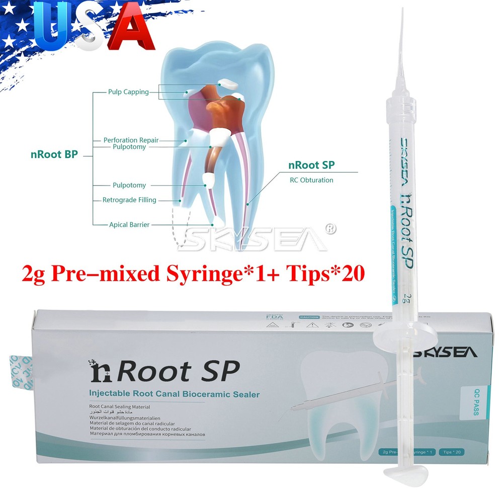 Sealer Bioceramic Root Canal Sealers 2g + 20 tips