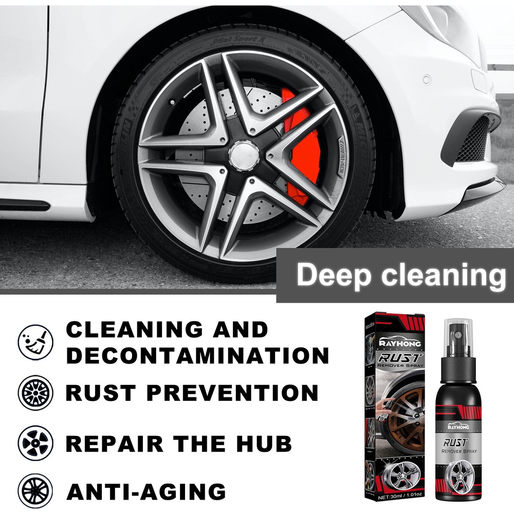 Multi-Purpose Car Rust Remover Inhibitor Maintenance Derusting Spray Cleaning US
