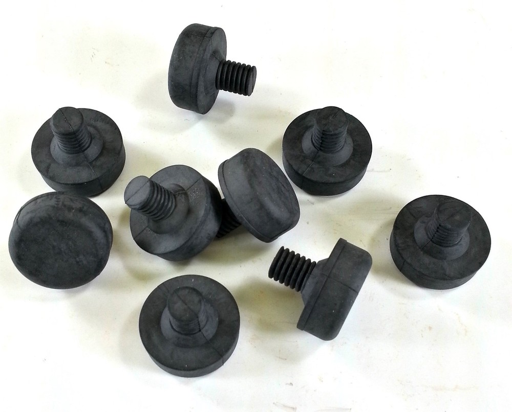 (1) BLACK THREADED RUBBER POOL BILLIARD CUE REPLACEMENT 3/8-16 THREADED BUMPER