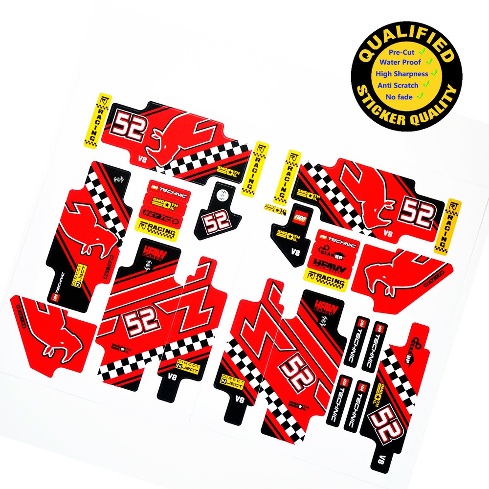 Replacement sticker for set 8041 42041 Precut sticker