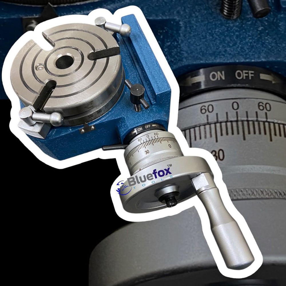 4" Precision Horizontal And Vertical Rotary Table 3 Slot Skylark Tool