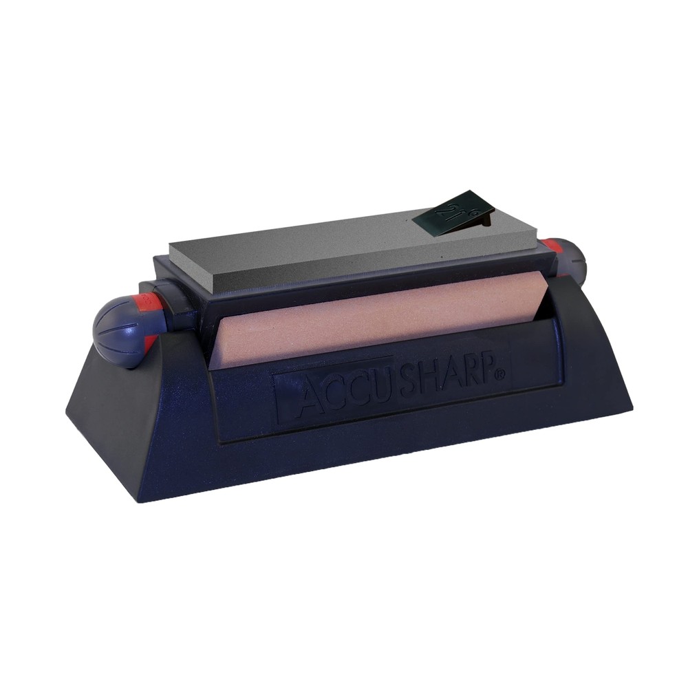 AccuSharp Stone Knife & Tool Sharpening System - Tri-Stone Knife Sharpener Kit