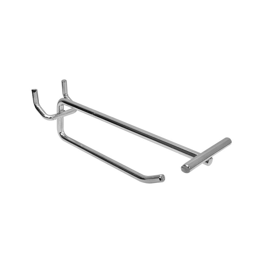 Pegboard Slatwall Hook Retail Store Shop Flip End Scanner Hooks 100Pc