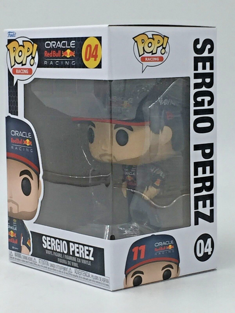 Funko Pop! Racing Sergio Perez #4 Oracle Red Bull With Pop Protector