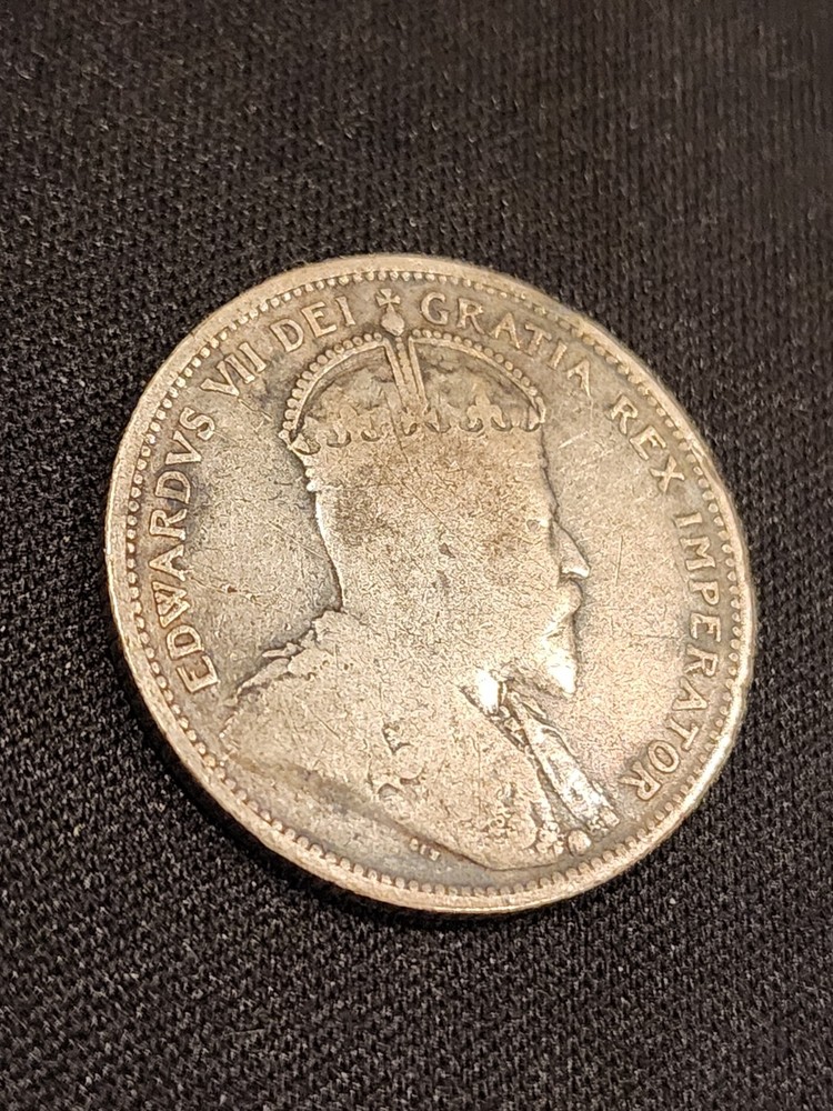 1903 Canada 25 Cents Silver Coin