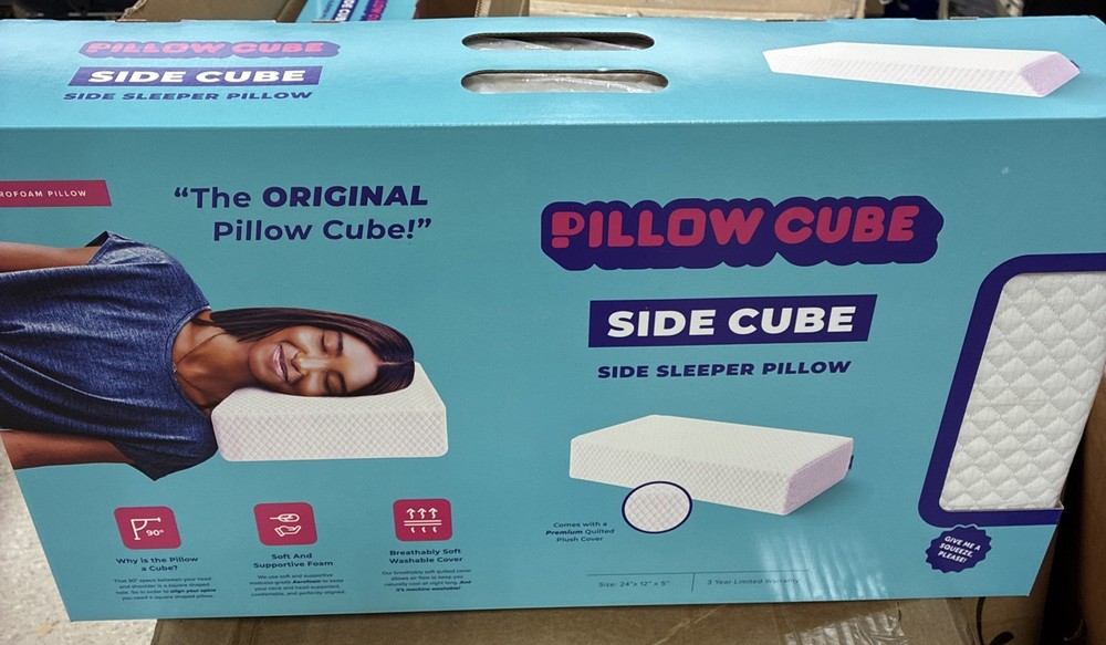 Pillow Cube Side Cube Aerofoam Pillow Qty 1