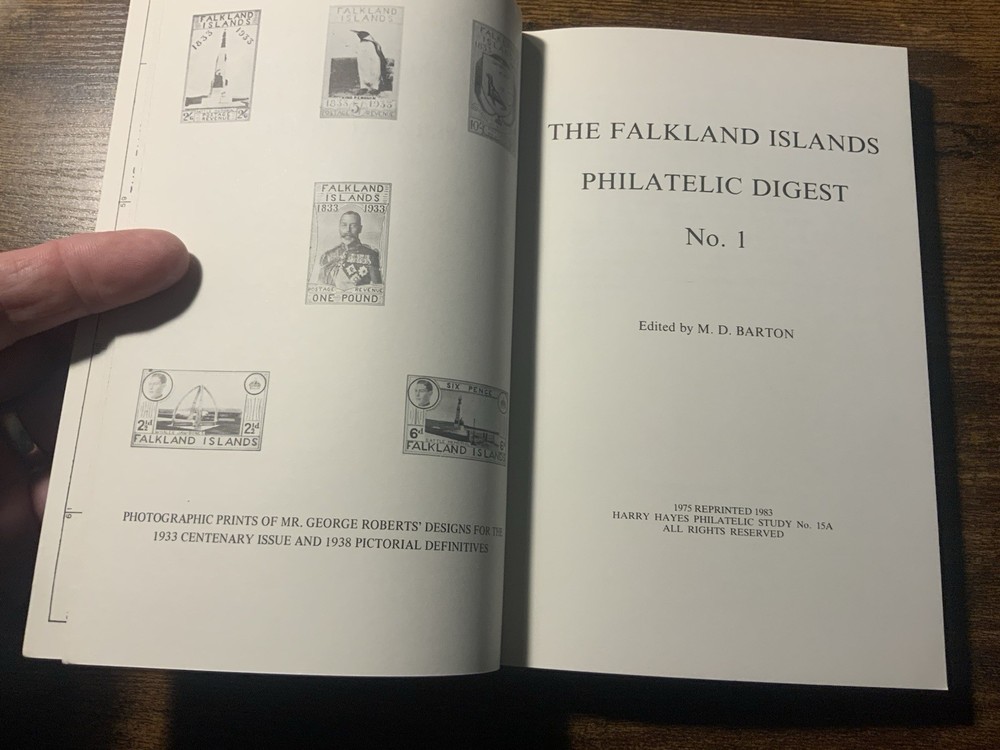 Falklands Islands Philatelic Digest No 1 Paperback Book