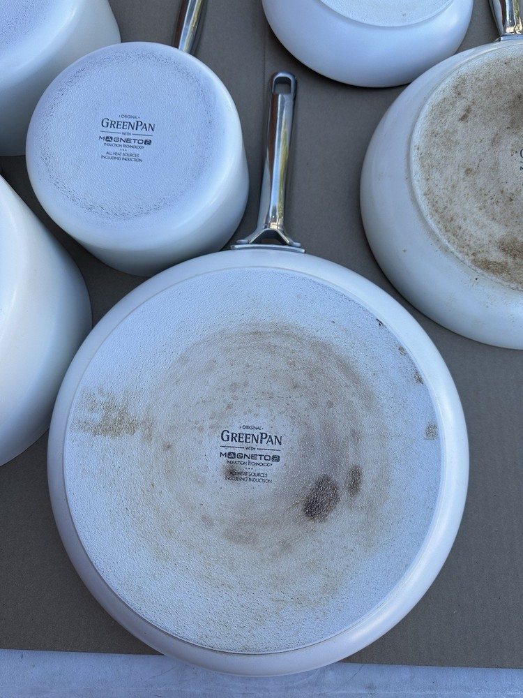 GreenPan Eras Ceramic Non-Stick 11-piece Cookware Set- PRE OWNED, MISSING SAUTÉ