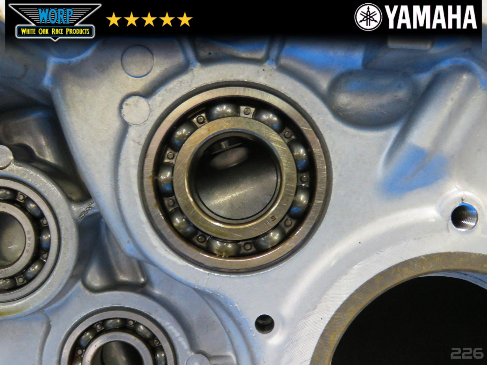 2006 YAMAHA RAPTOR 350 MATCHED LEFT RIGHT CRANK CASES CRANKCASE SET ~ OEM 04-13