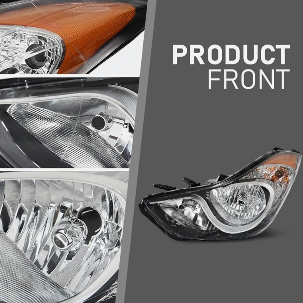 Hyundai Elantra Headlights Halogen