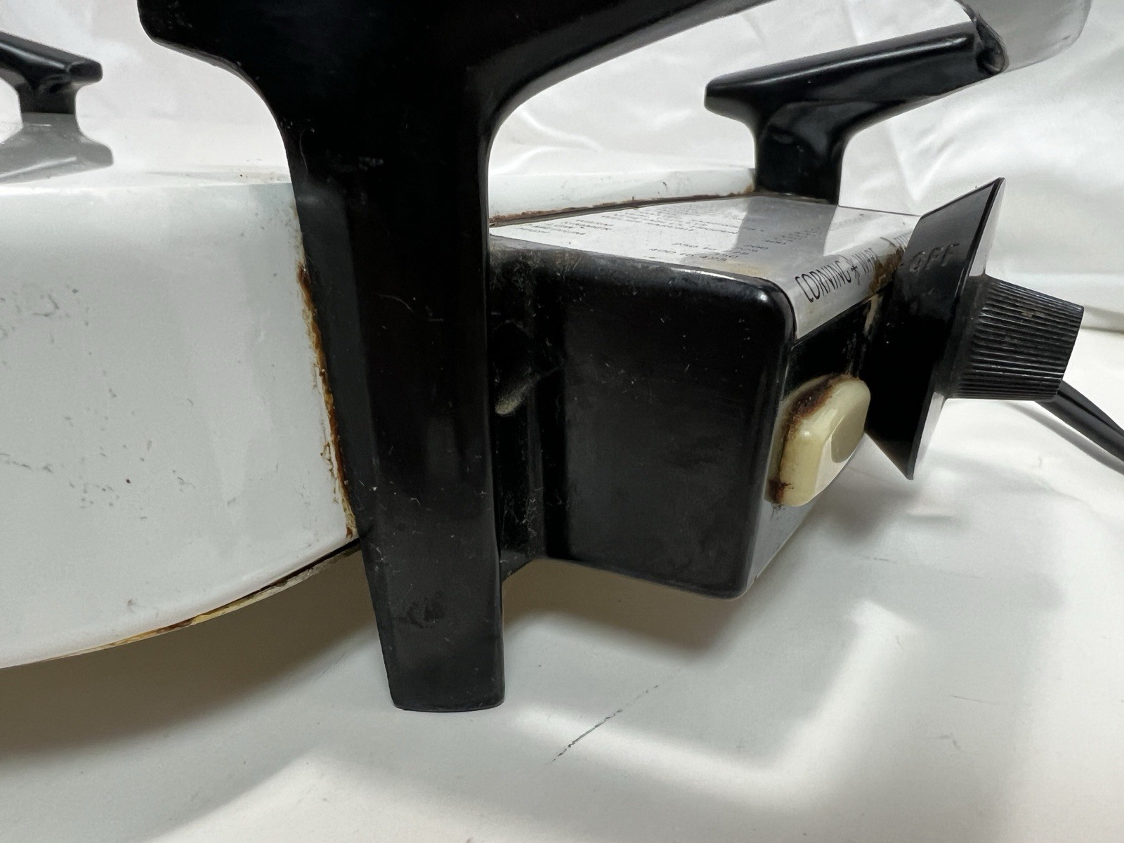 Vintage Corning Ware Electromatic Electric Skillet Hot Plate Warmer P-12-ES